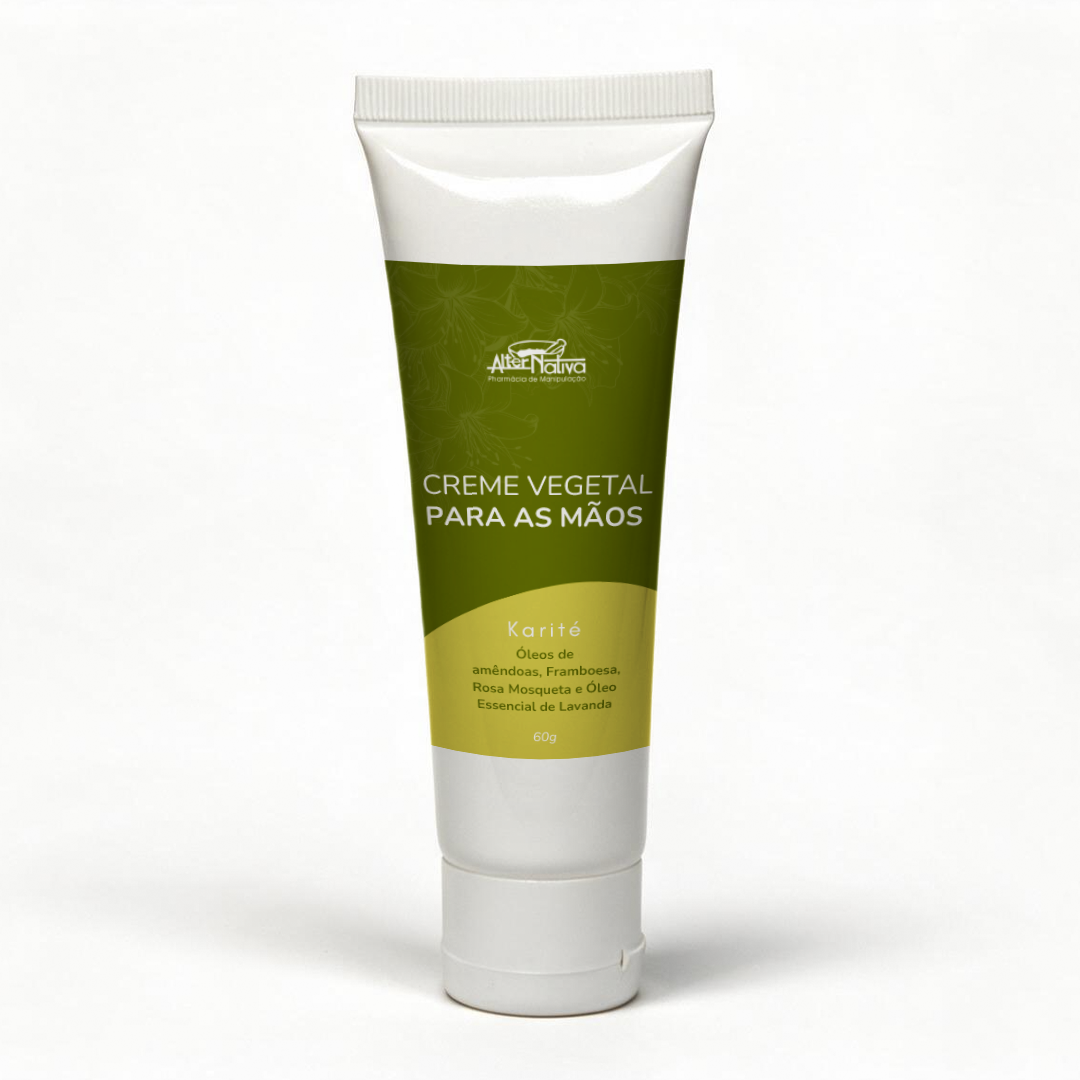 Creme Vegetal para as Mãos AlterNativa, bisnaga 60g