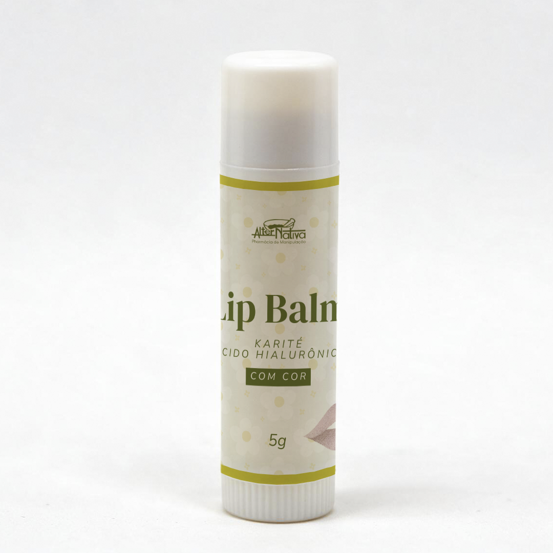 Lip Balm com cor AlterNativa, karité e ácido hialurônico, 5g
