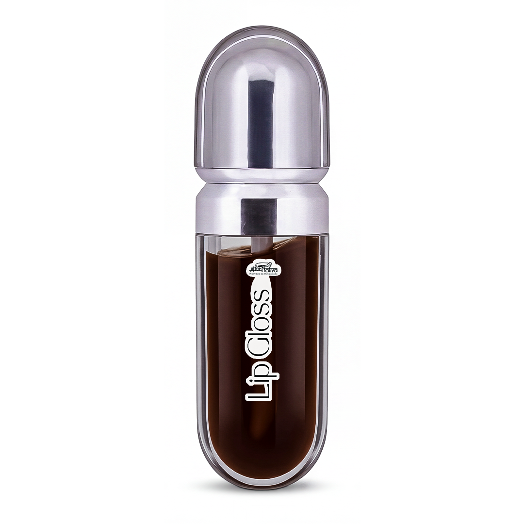 Lip Gloss AlterNativa sabor chocolate, aplicador roll-on