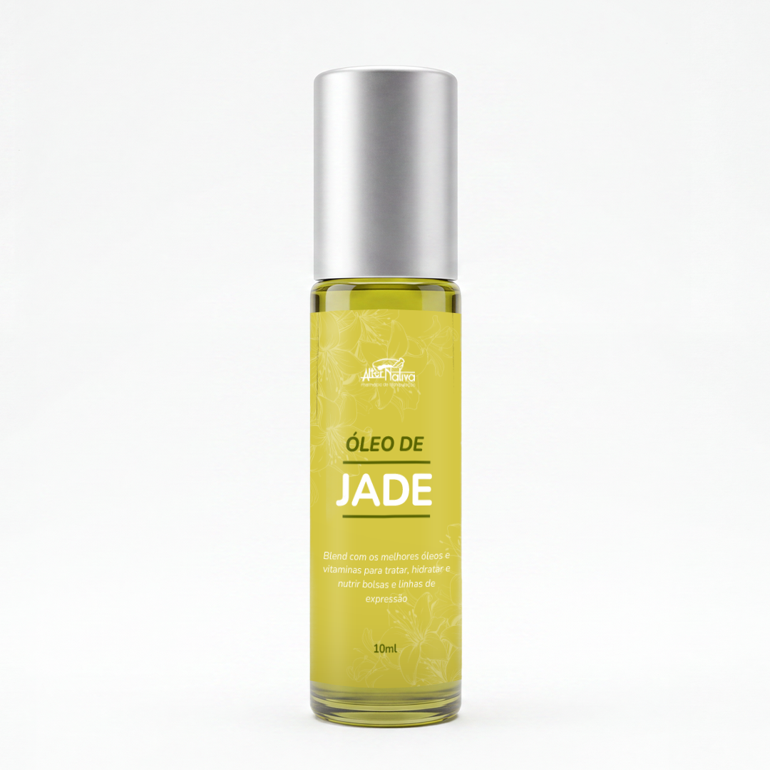 Óleo roll on de Jade AlterNativa para a área dos olhos, 10ml