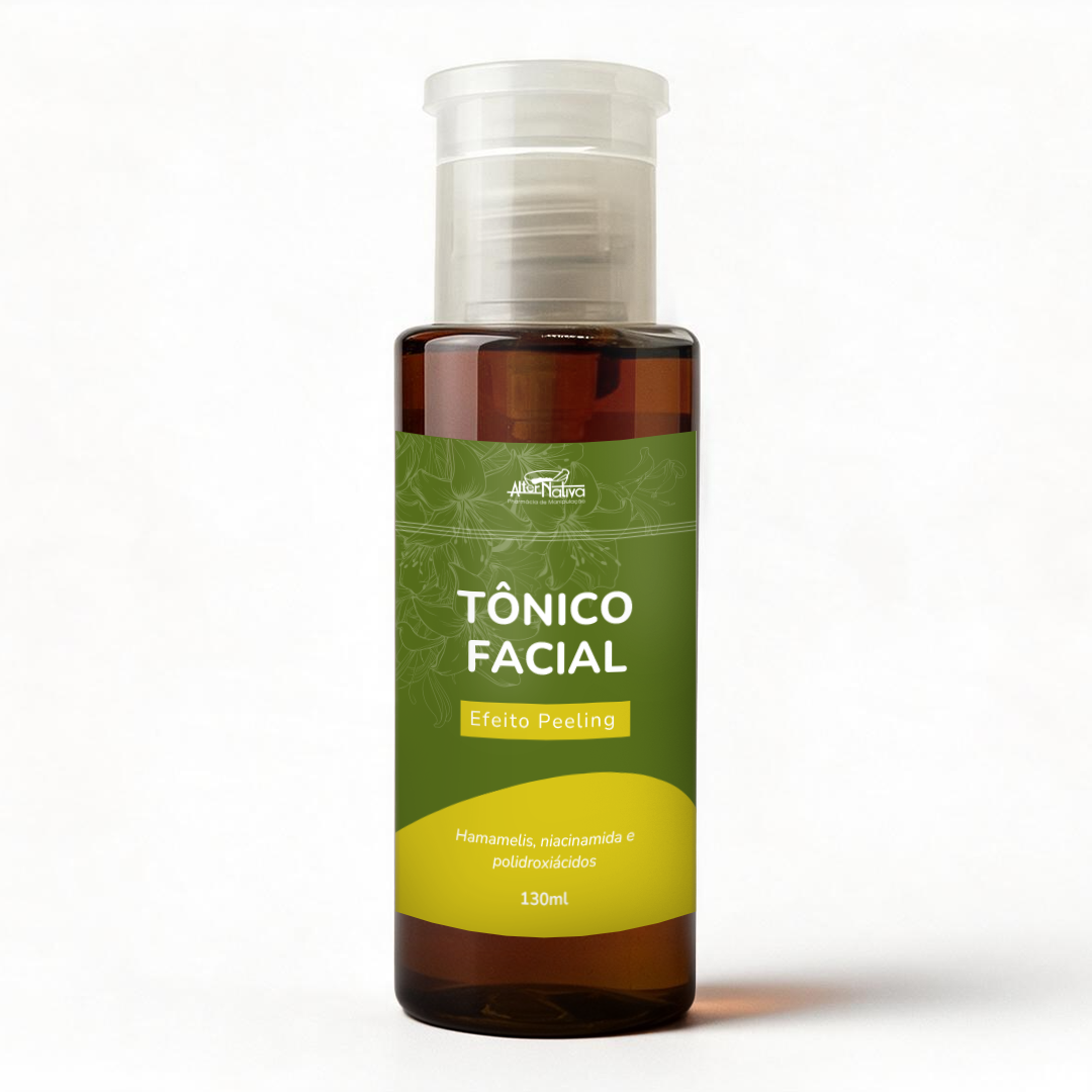 Tônico Facial AlterNativa efeito peeling, 130ml